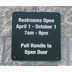City of Alma, Parks and Recreation, City Park Restrooms